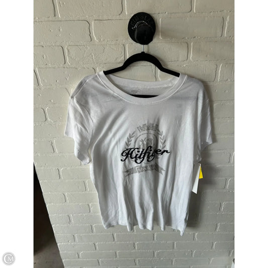 Top Short Sleeve Basic By Tommy Hilfiger In White, Size: Xxl