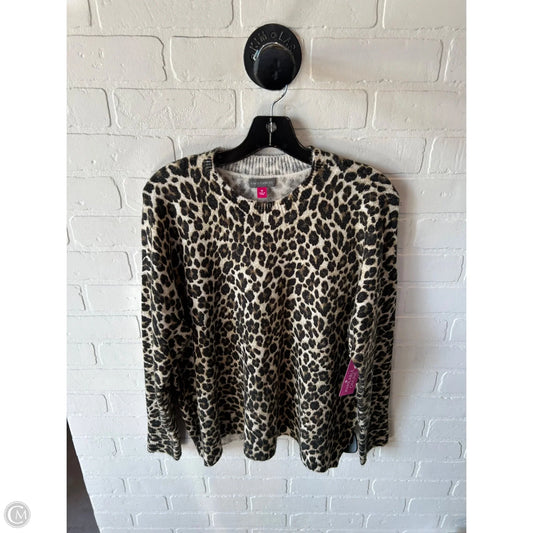 Sweater By Vince Camuto In Animal Print, Size: M