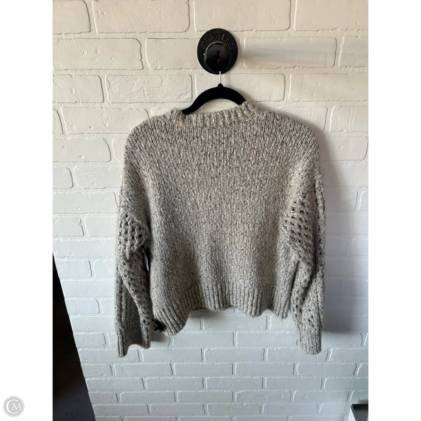 Sweater By Joie In Grey & Tan, Size: Xs