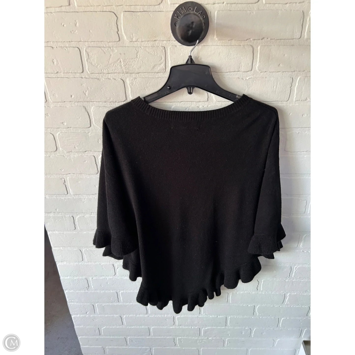 Poncho By Karen Scott In Black, Size: S