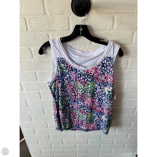 Athletic Tank Top By Talbots In Pink & Purple, Size: M