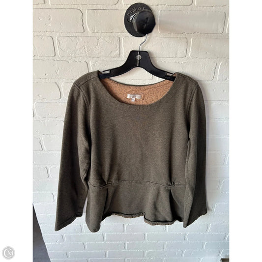 Top Long Sleeve By Clothes Mentor In Brown, Size: M