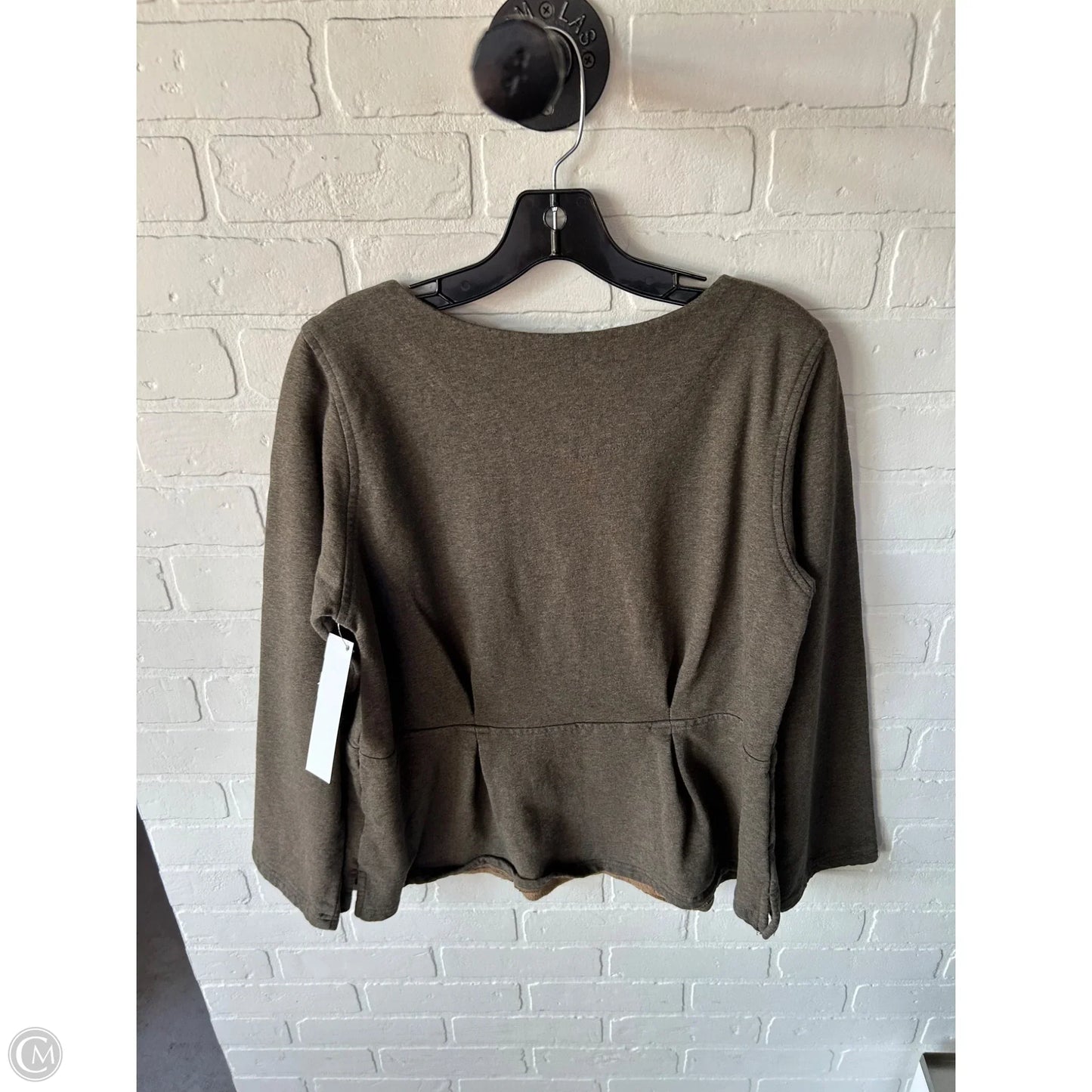 Top Long Sleeve By Clothes Mentor In Brown, Size: M