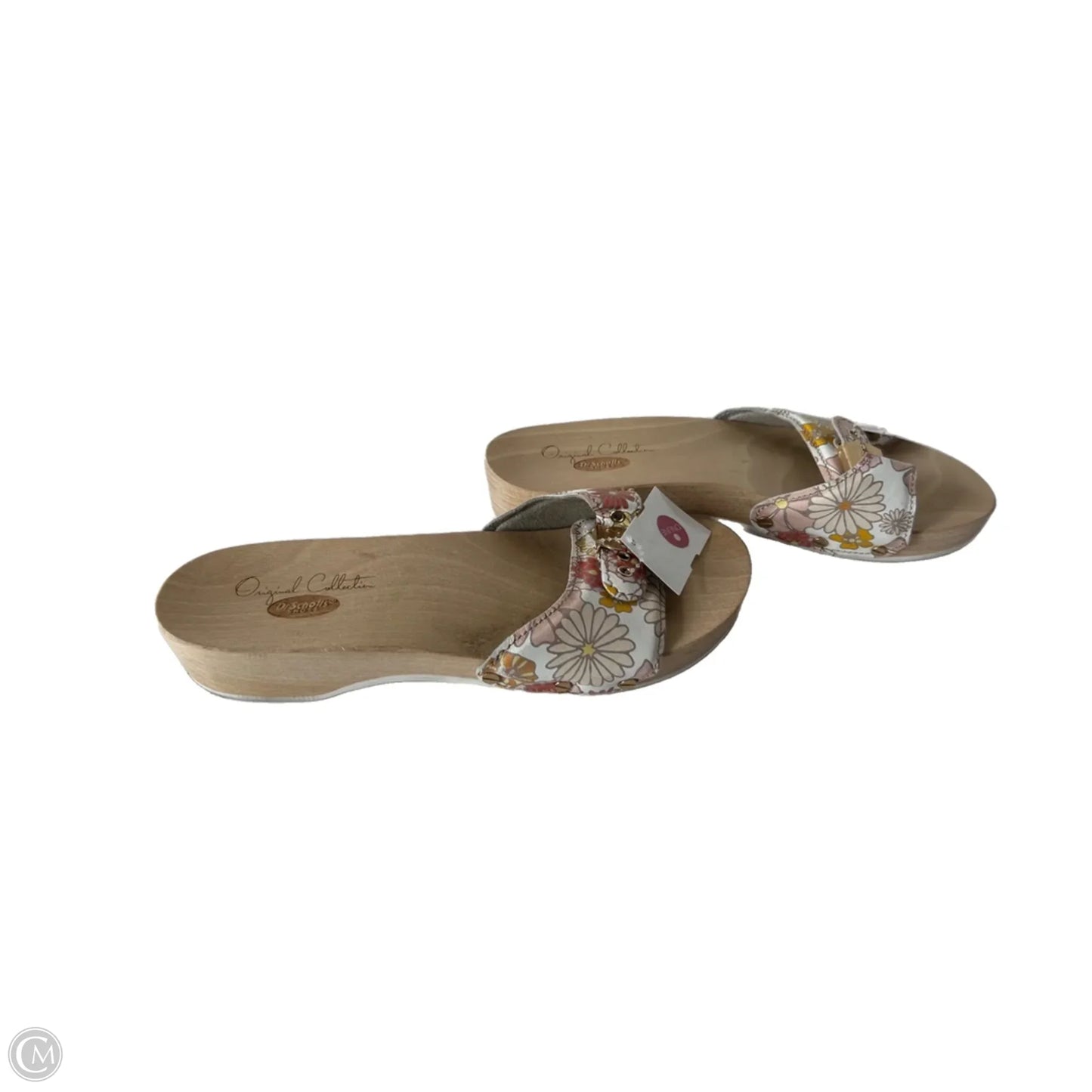 Sandals Flats By Dr Scholls In Cream & Tan, Size: 10