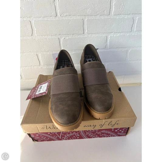 Shoes Heels Block By Muk Luks In Brown, Size: 8