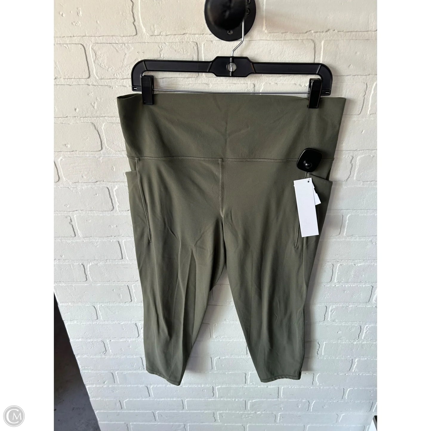 Athletic Leggings By Athleta In Green, Size: 16