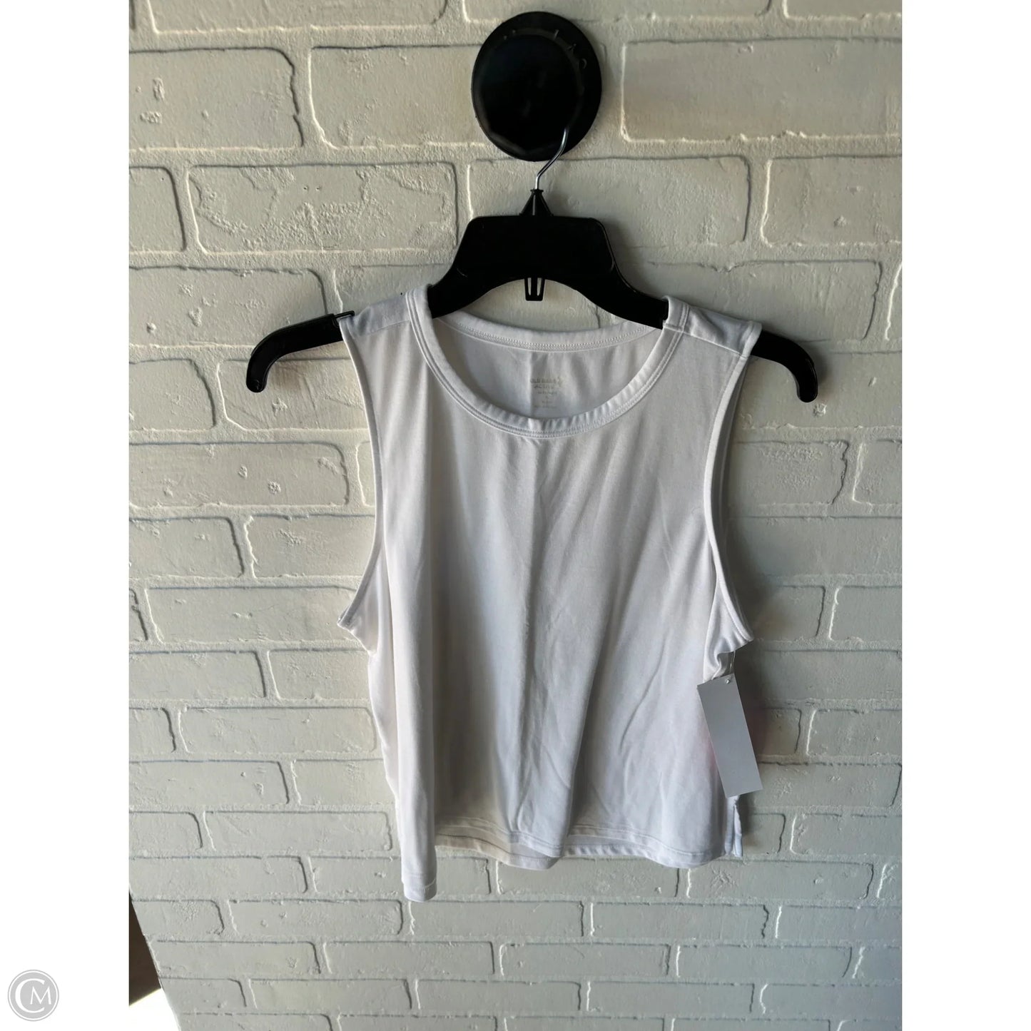 Athletic Tank Top By Old Navy In White, Size: M