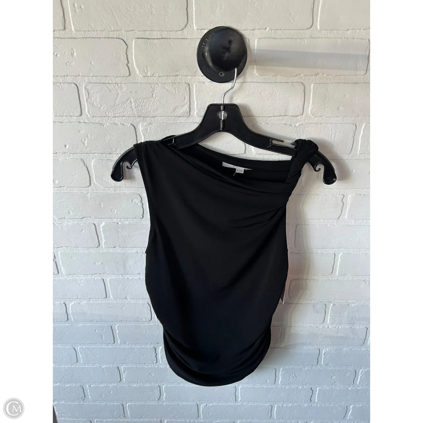 Top Sleeveless By Loft In Black, Size: M