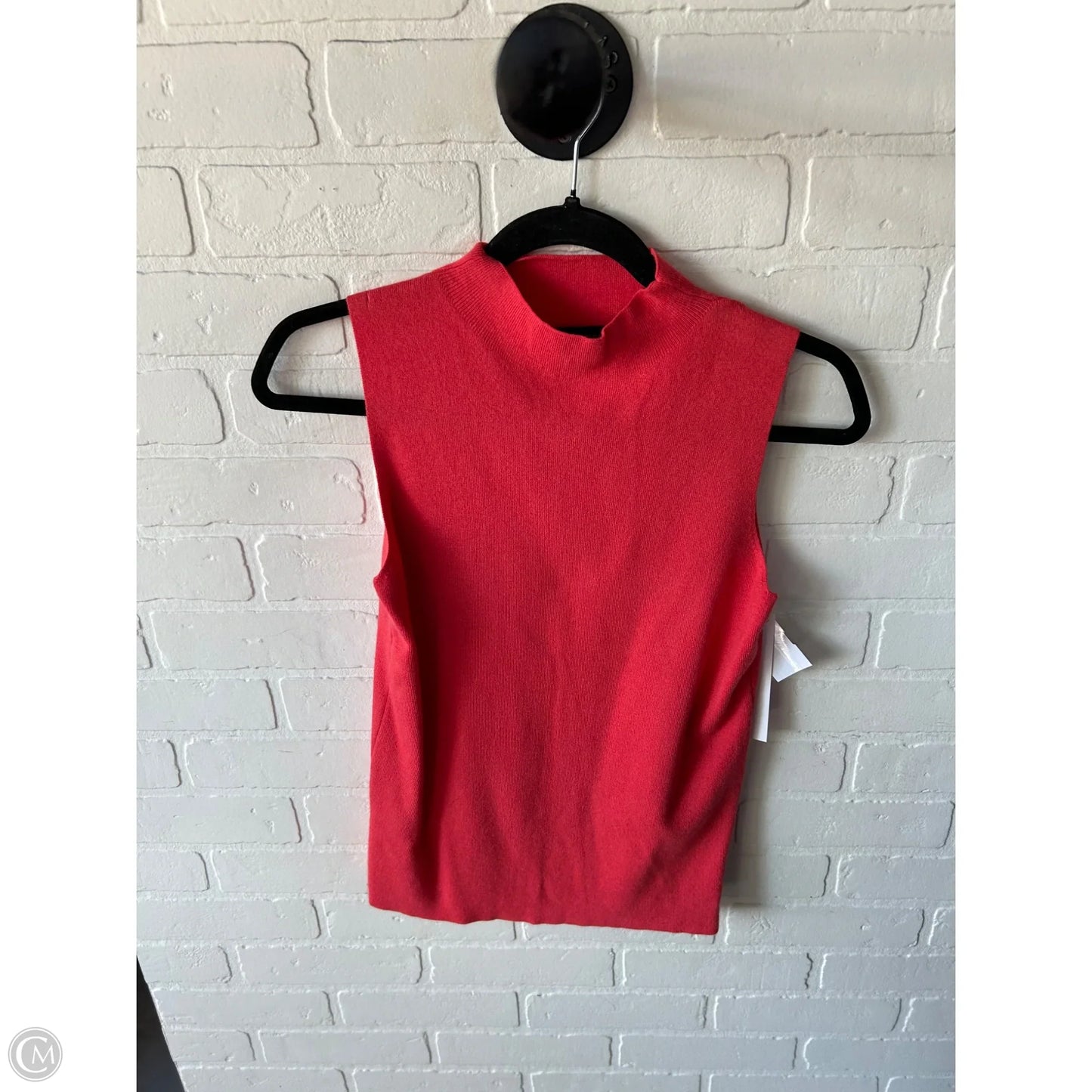 Vest Sweater By Ann Taylor In Pink, Size: M