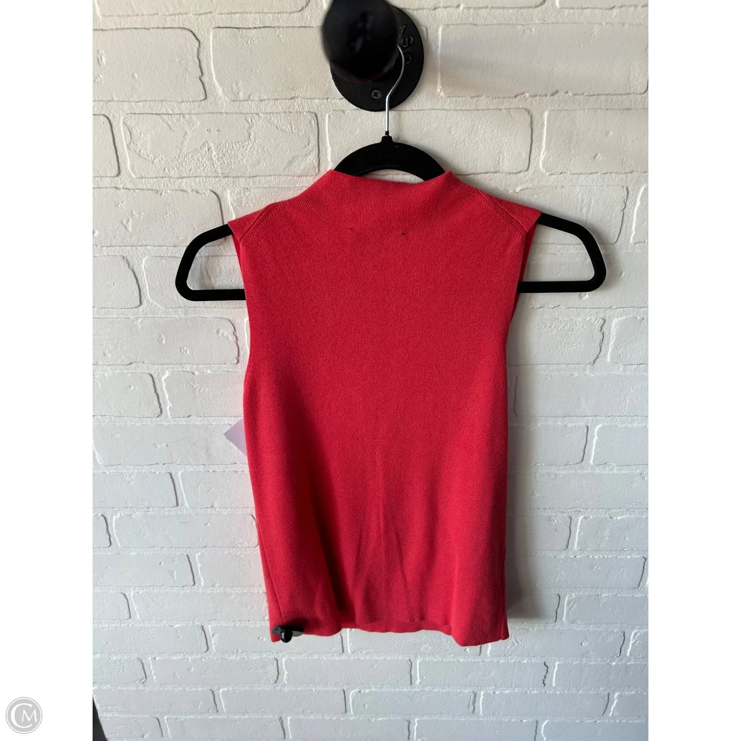 Vest Sweater By Ann Taylor In Pink, Size: M