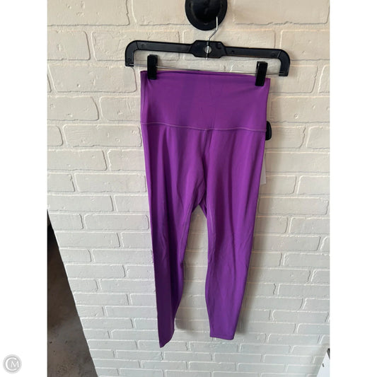 Athletic Leggings By Lululemon In Purple, Size: 4