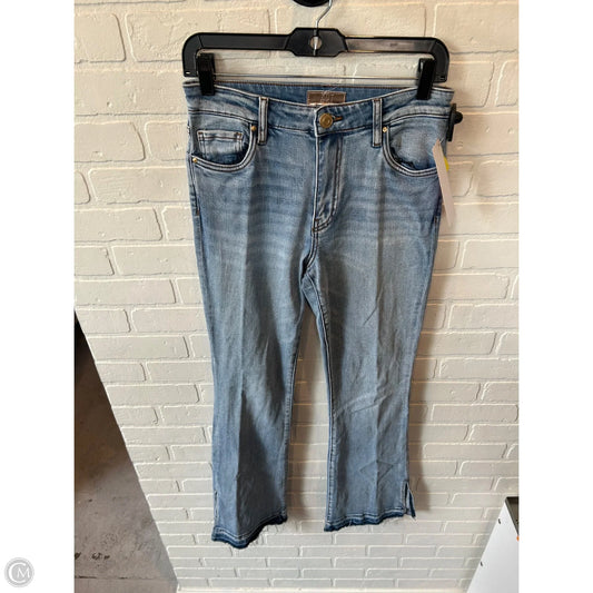 Jeans Flared By Kut In Blue Denim, Size: 2