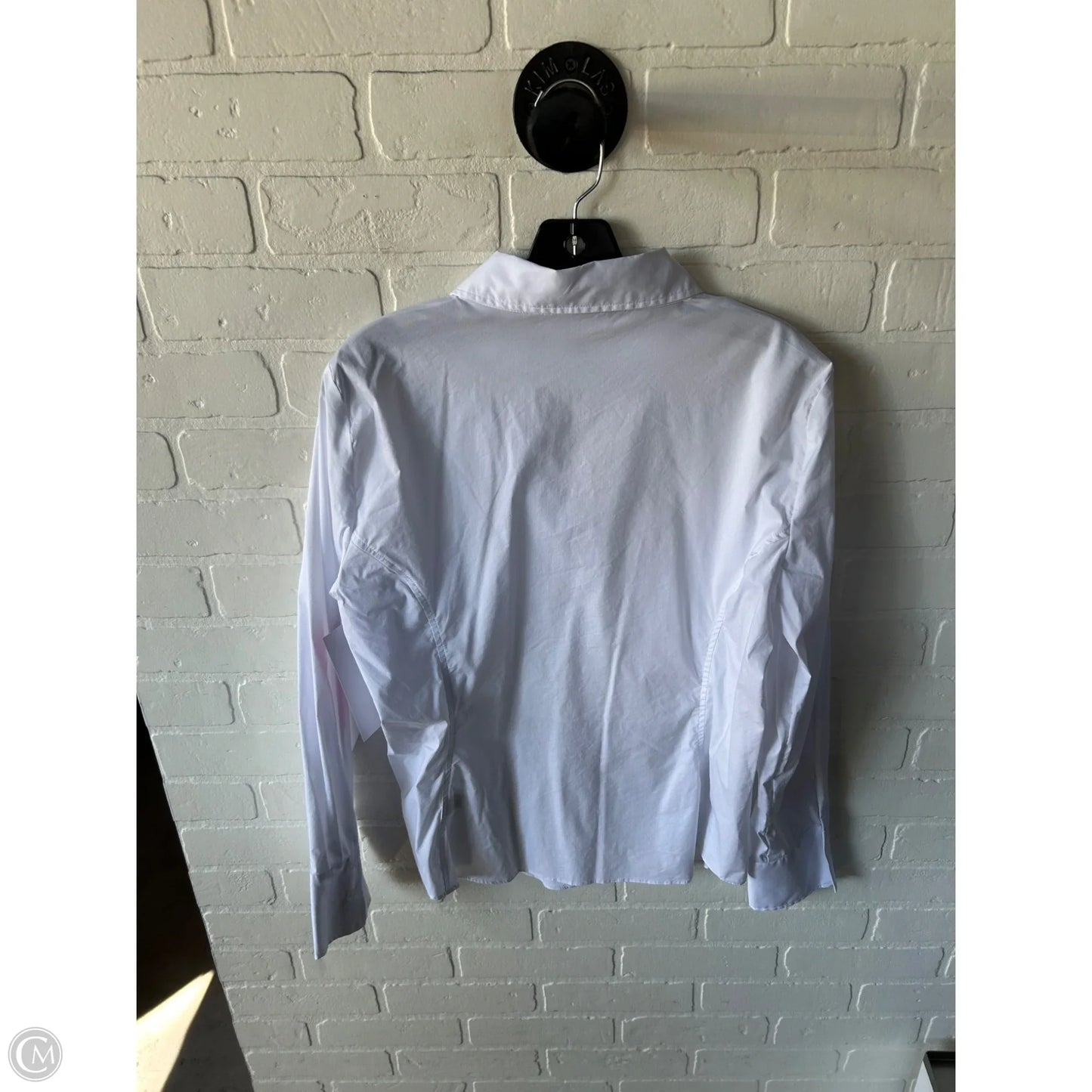 Top Long Sleeve By Zara In White, Size: Xl