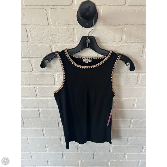 Top Sleeveless By Z Supply In Black & Tan, Size: S