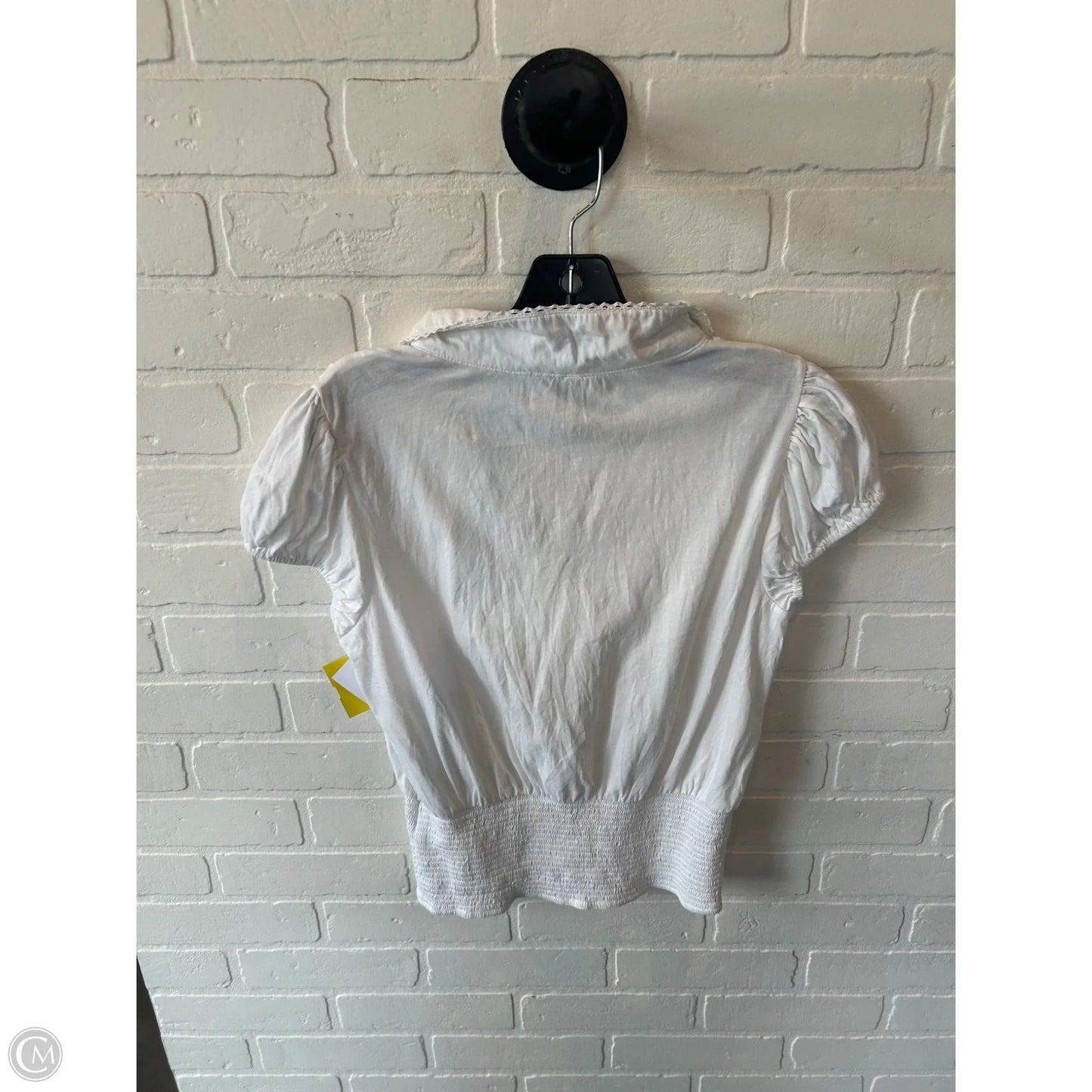 Top Short Sleeve By Maeve In White, Size: S