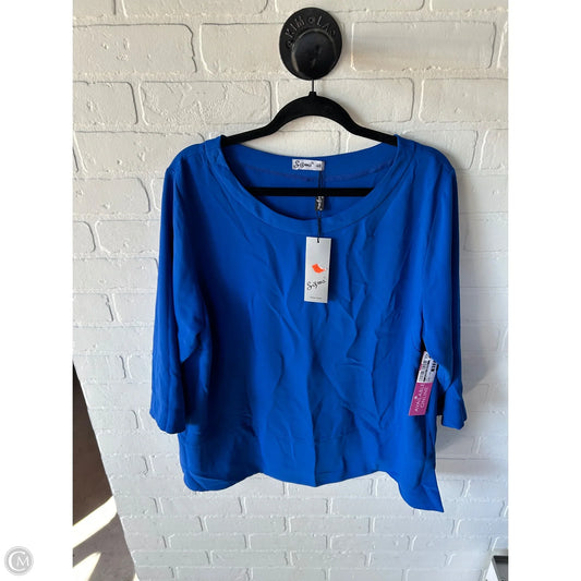 Top Long Sleeve By Clothes Mentor In Blue, Size: L