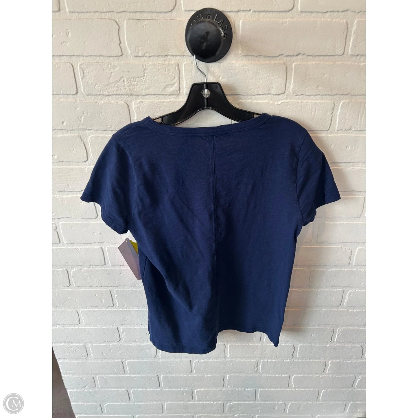 Top Short Sleeve Basic By J. Crew In Blue, Size: M
