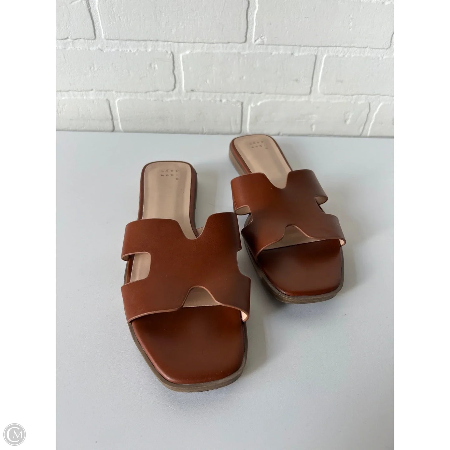 Sandals Flats By A New Day In Brown, Size: 9.5