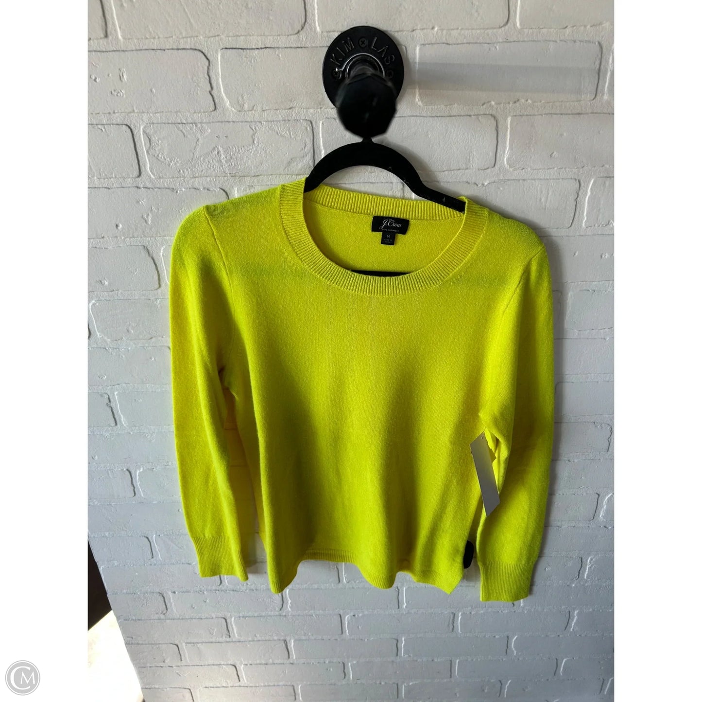 Sweater Cashmere By J. Crew In Yellow, Size: M