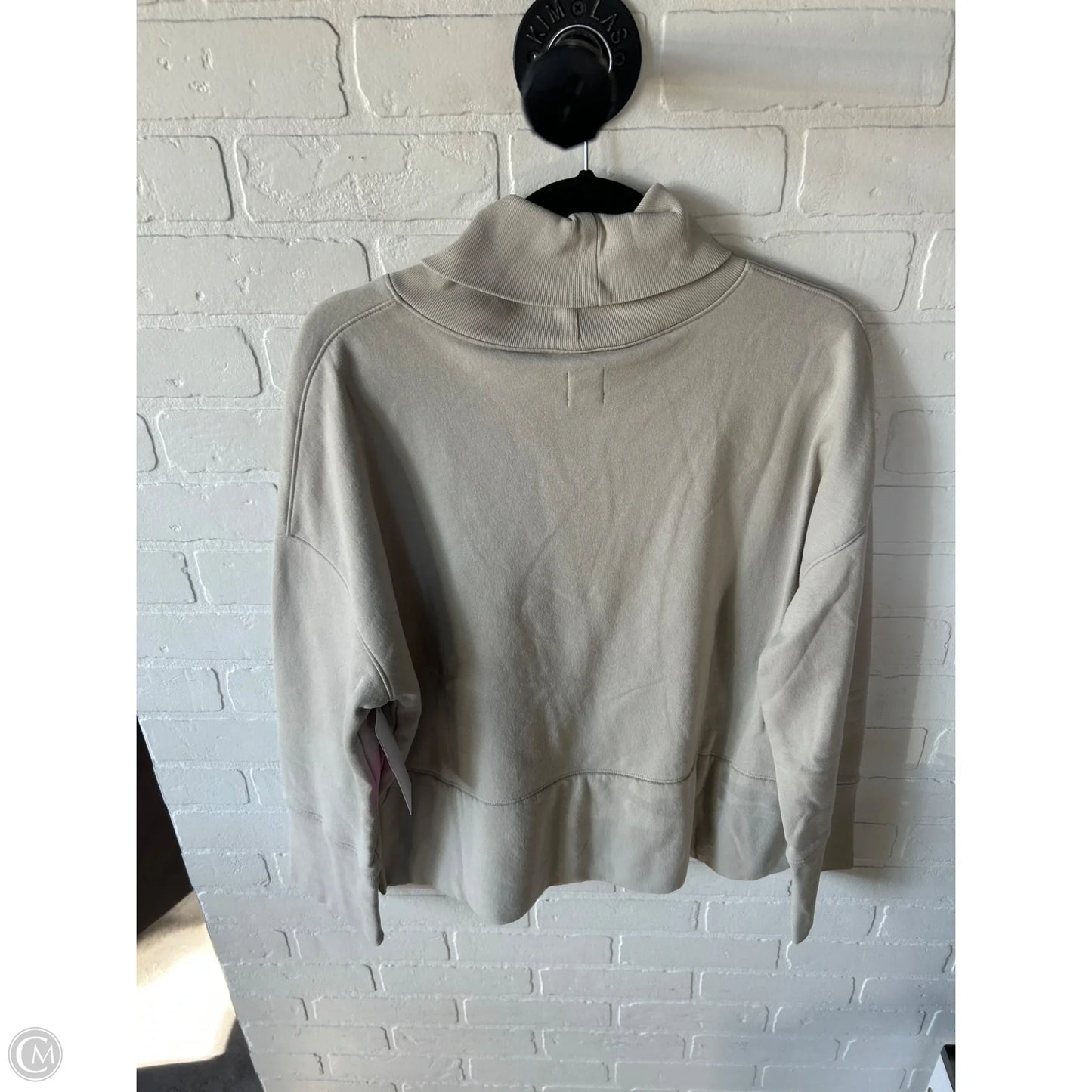 Sweatshirt Collar By Gap In Tan, Size: S