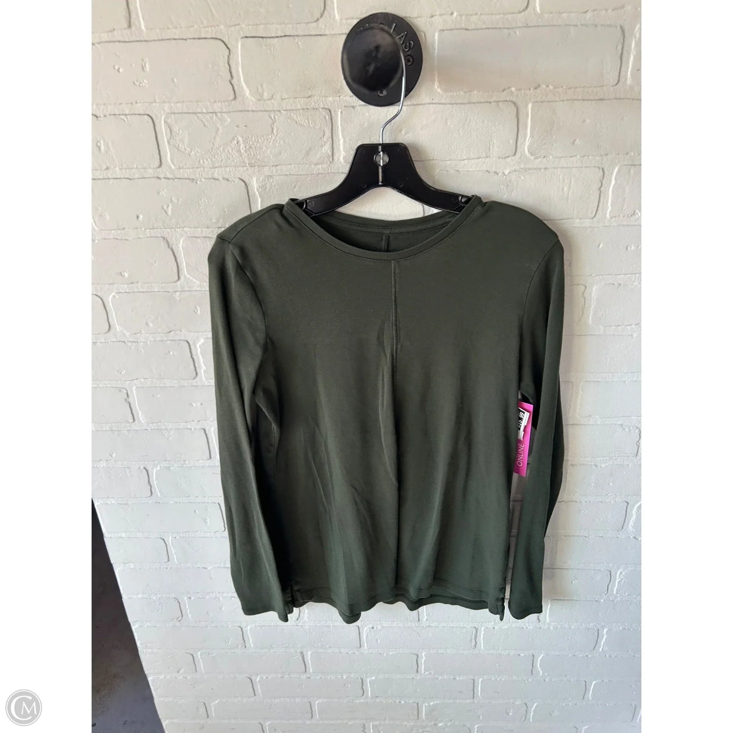 Top Long Sleeve Basic By J. Jill In Green, Size: S