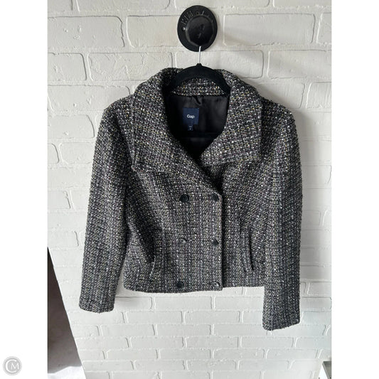 Blazer By Gap In Grey & Purple, Size: M