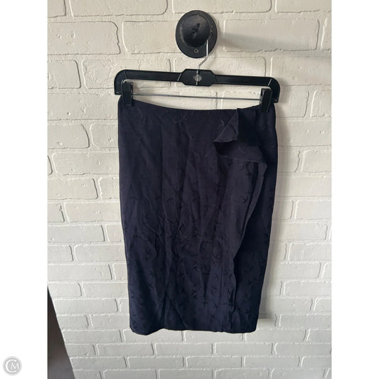 Skirt Midi By Ann Taylor In Blue, Size: 0