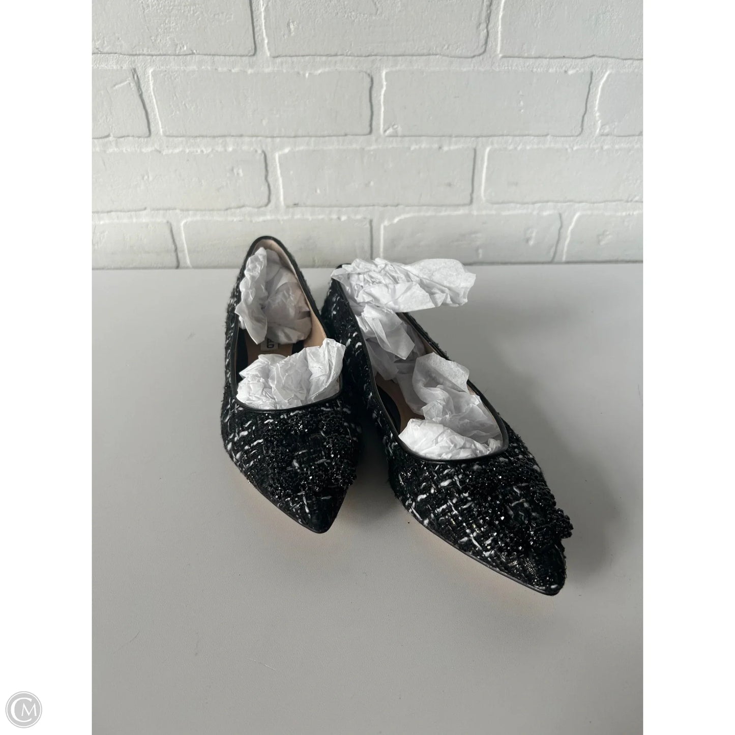 Shoes Designer By Karl Lagerfeld In Black, Size: 6.5