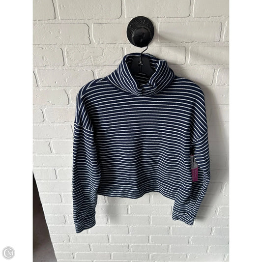 Sweatshirt Collar By Vineyard Vines In Blue & White, Size: S