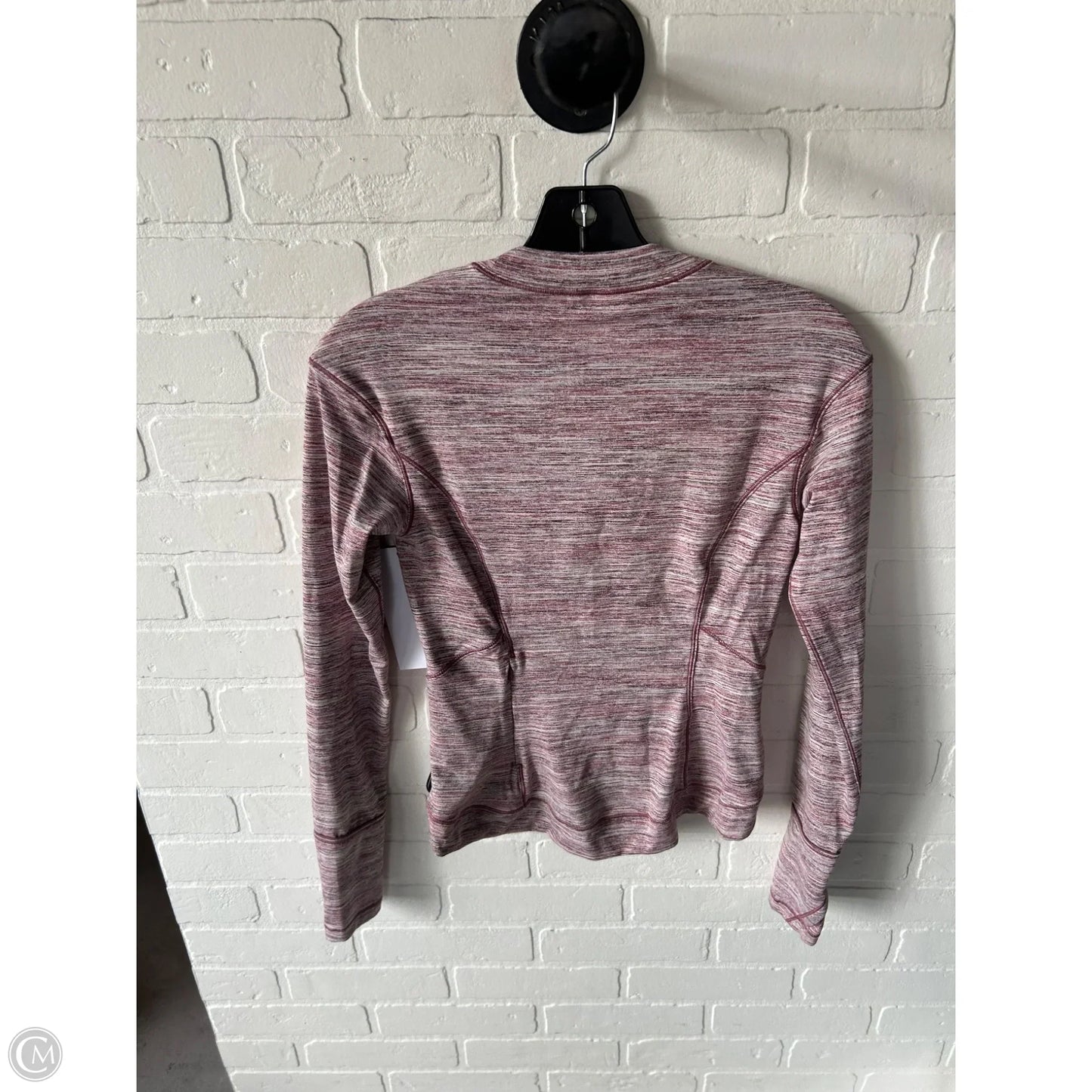 Athletic Top Long Sleeve Crewneck By Lululemon In Pink, Size: Xs