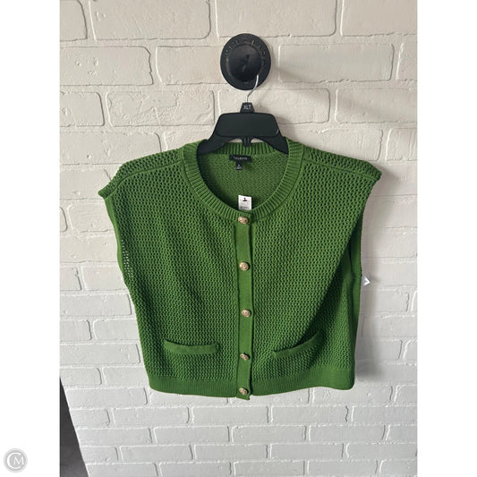 Sweater Short Sleeve By Talbots In Green, Size: M