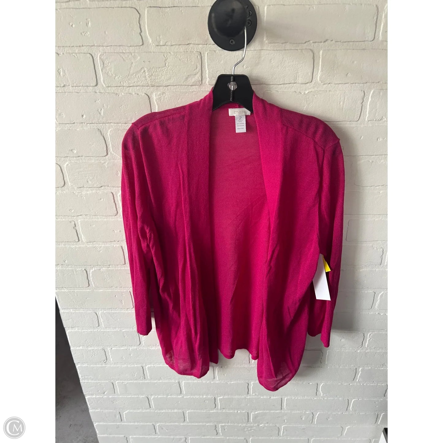 Cardigan By Chicos In Pink, Size: L