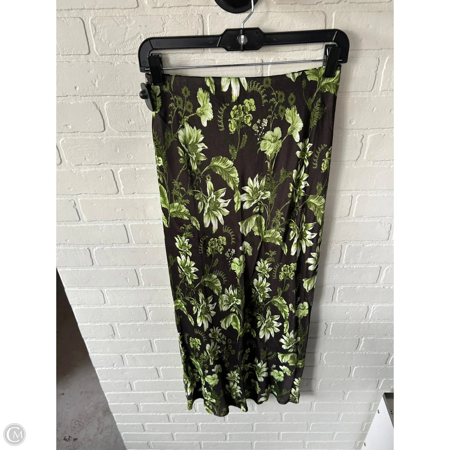 Skirt Maxi By Anthropologie In Brown & Green, Size: 0p