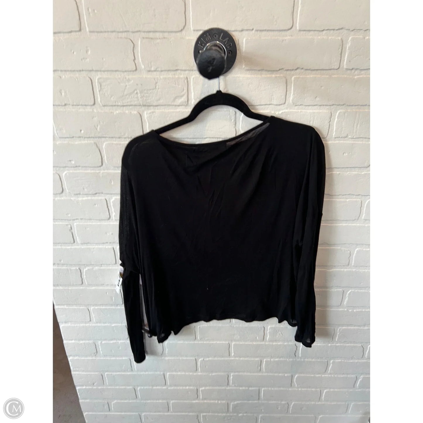 Top Long Sleeve Designer By All Saints In Black, Size: S