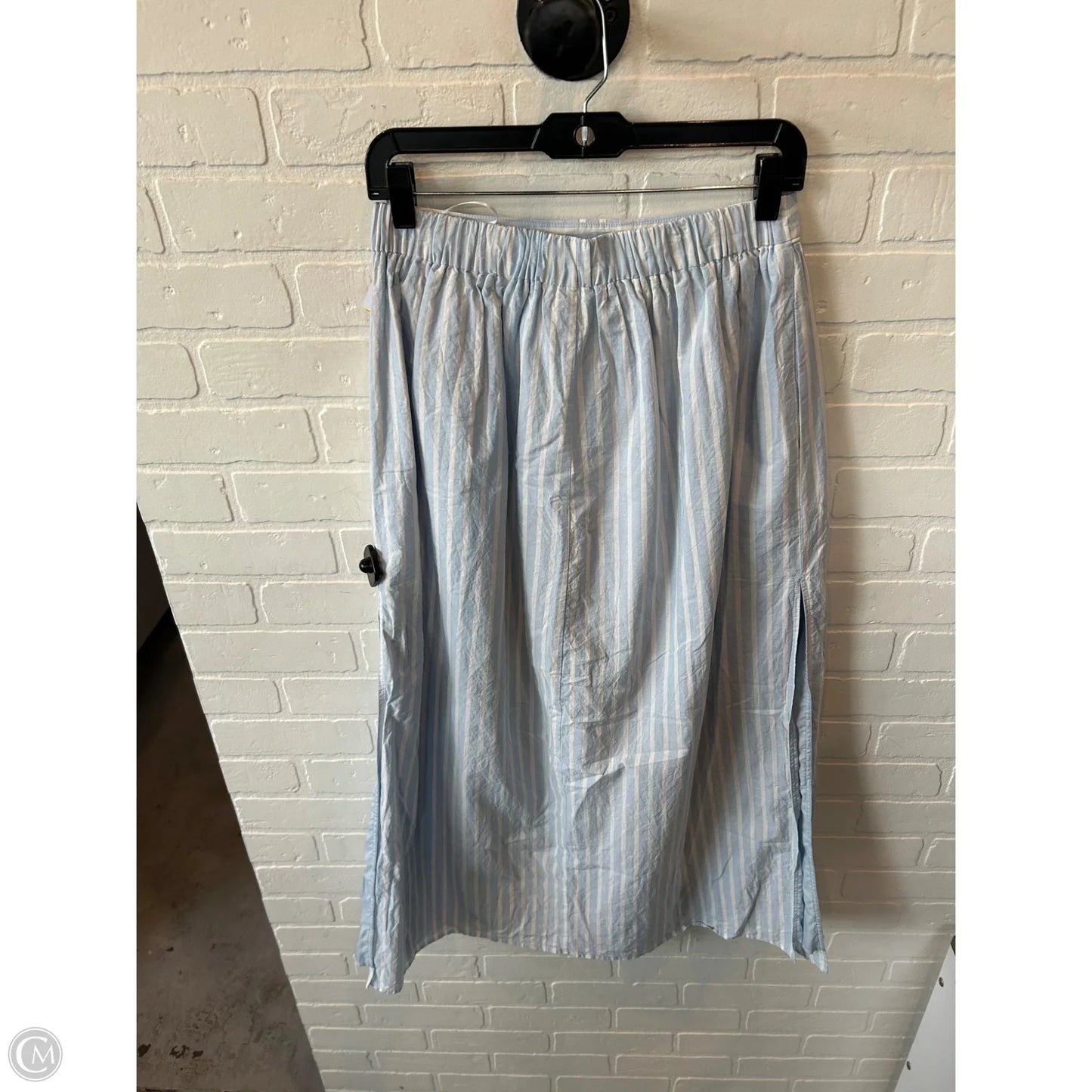 Skirt Maxi By Mare Mare In Blue & White, Size: 4