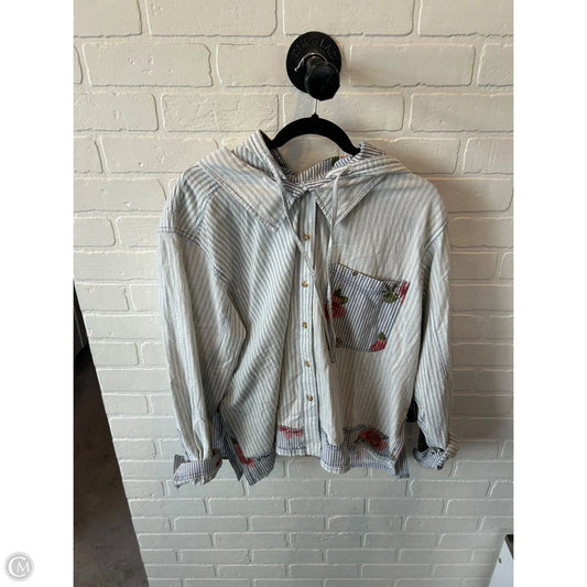 Jacket Shirt By Free People In Bronze, Size: M