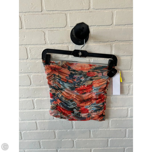 Top Sleeveless By Pilcro In Blue & Orange, Size: S