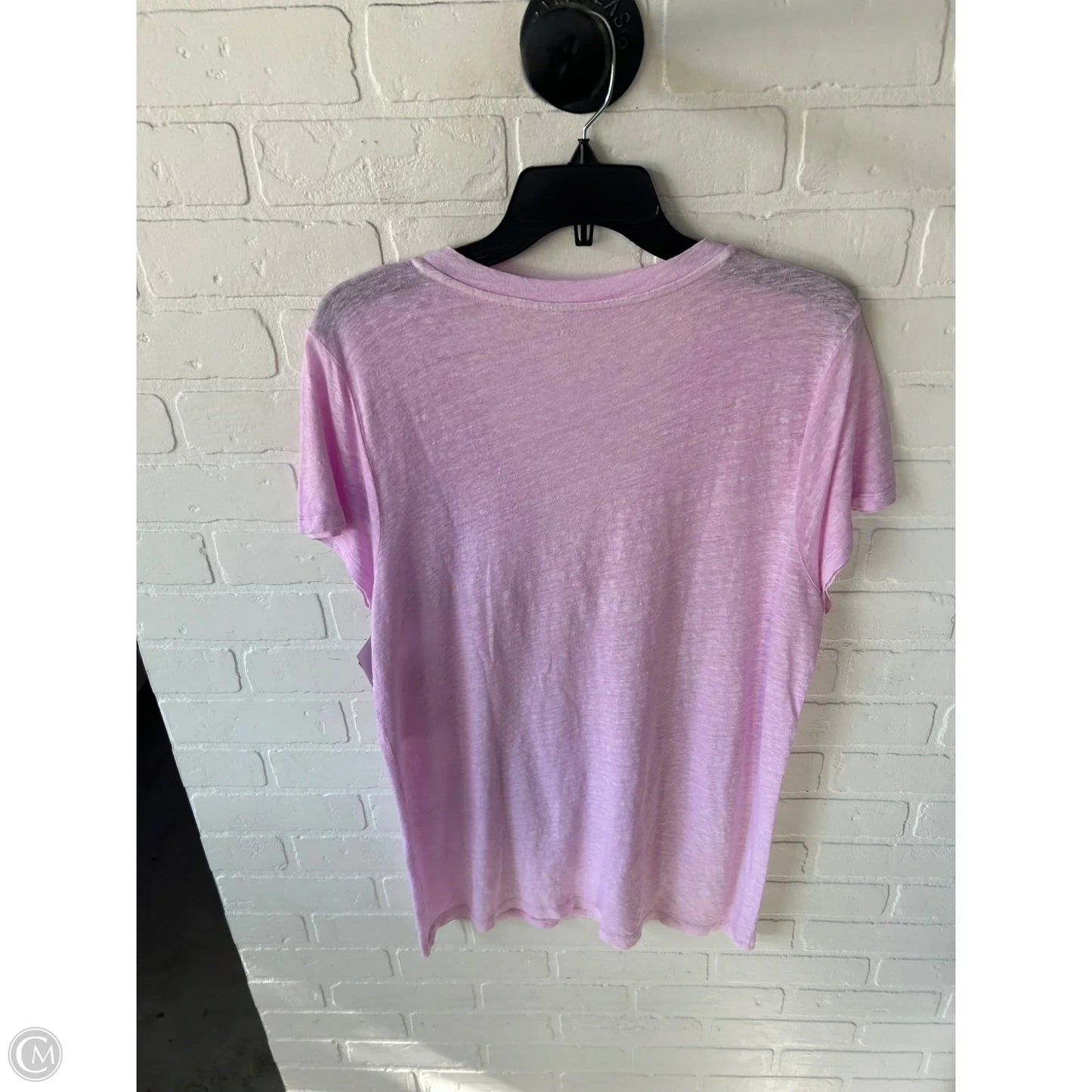 Top Short Sleeve Basic By J. Crew In Purple, Size: Xl
