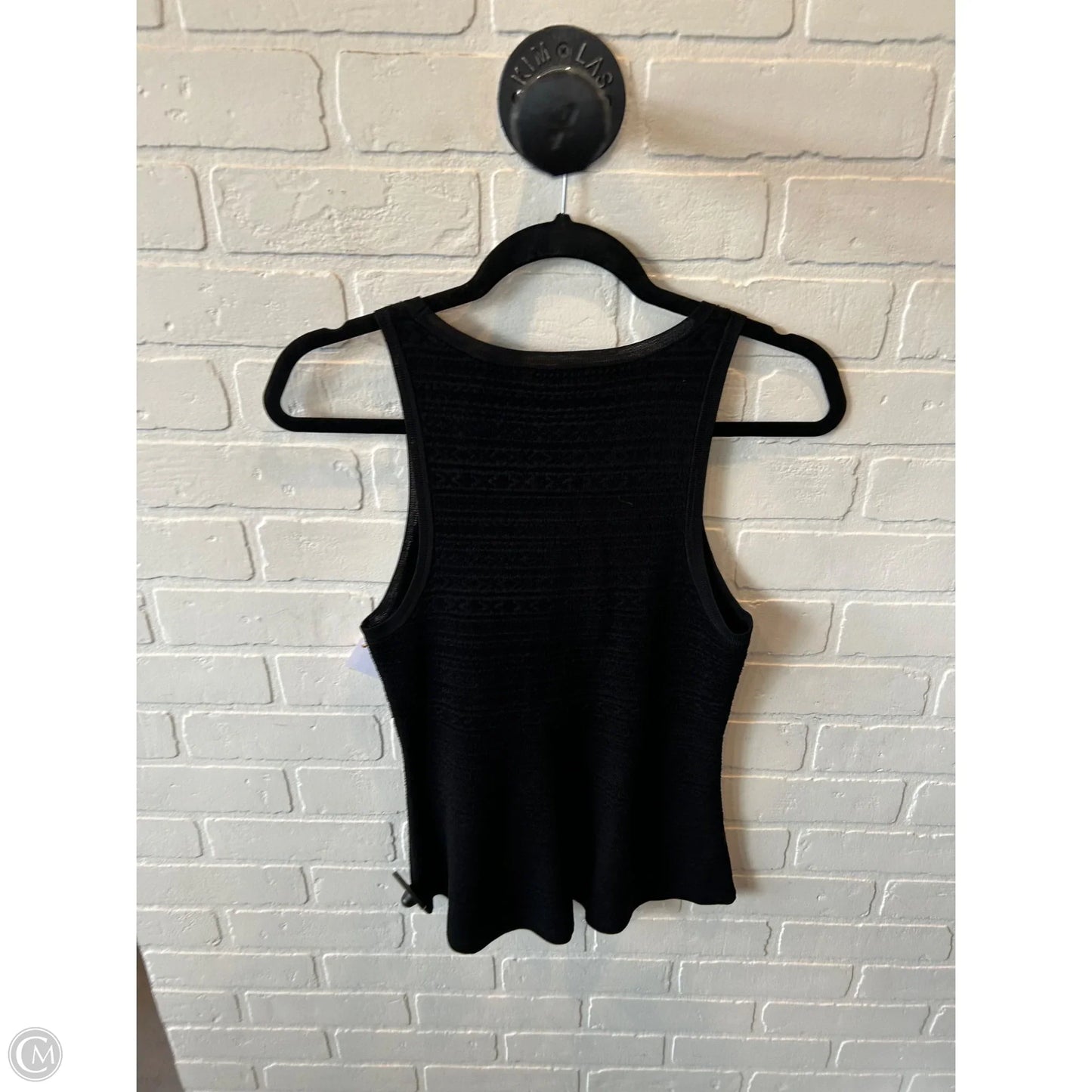 Vest Sweater By Theory In Black, Size: S