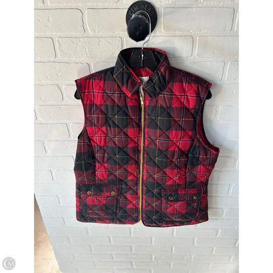 Vest Puffer & Quilted By St Johns Bay In Black & Red, Size: L