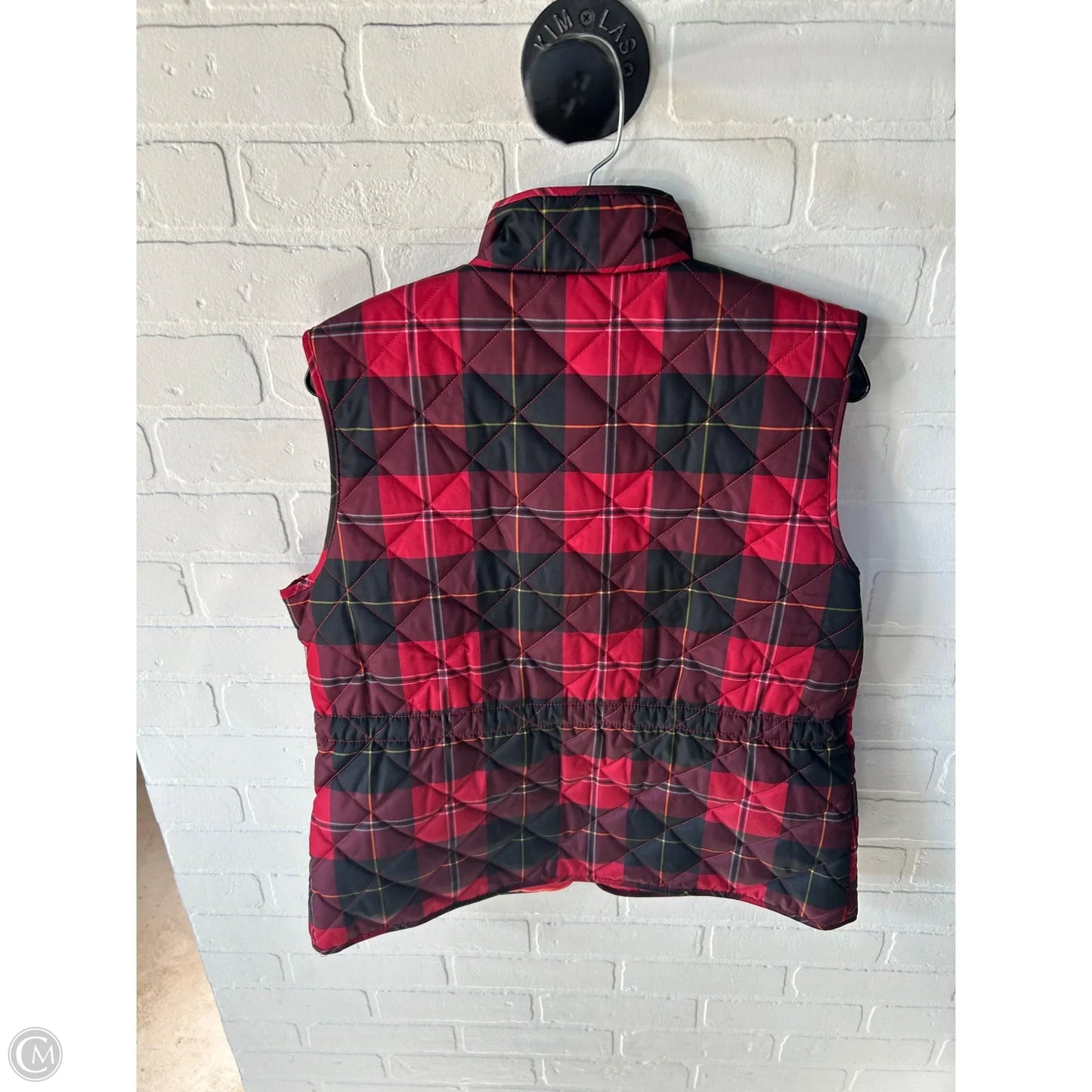 Vest Puffer & Quilted By St Johns Bay In Black & Red, Size: L