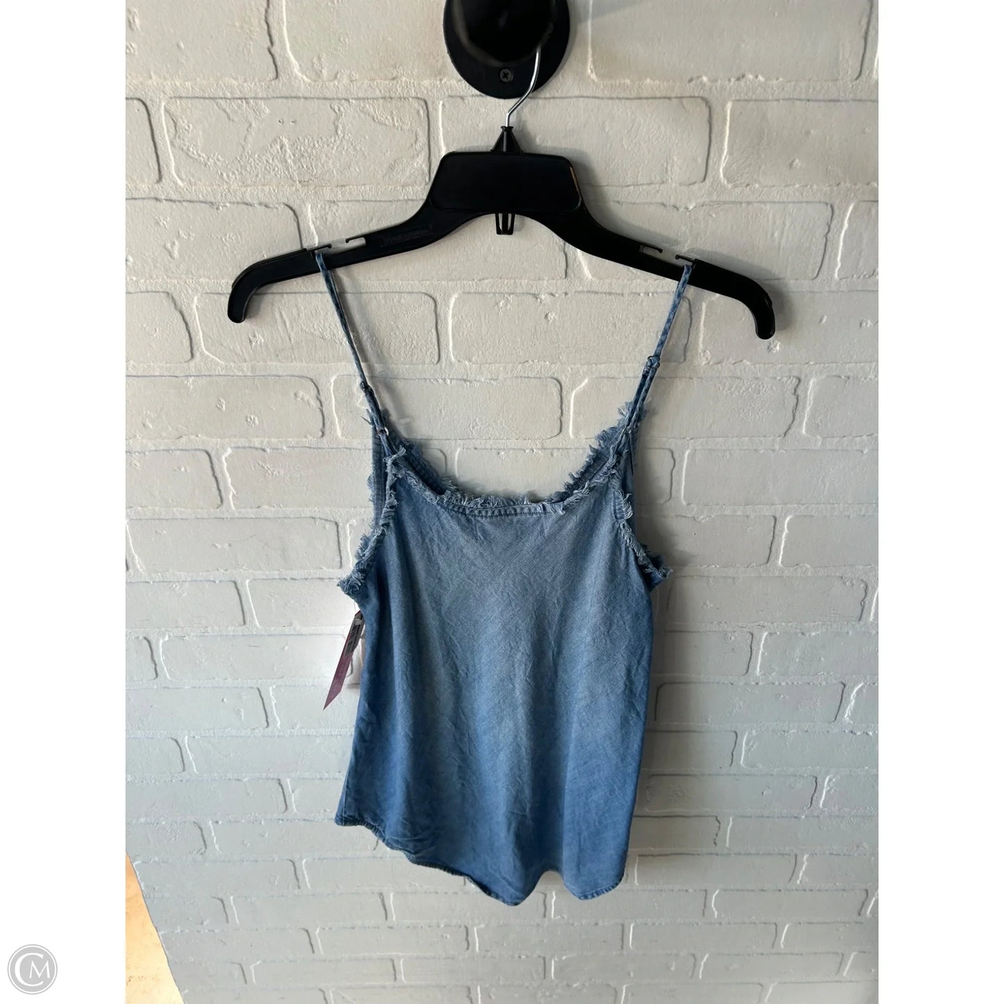Top Sleeveless By Cloth & Stone In Blue Denim, Size: Xs