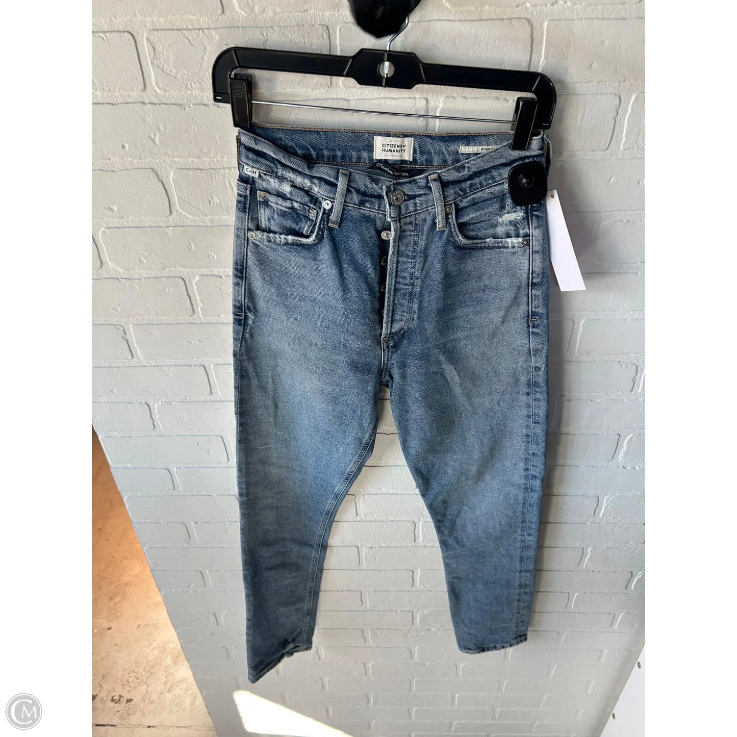 Jeans Straight By Citizens Of Humanity In Blue Denim, Size: 2