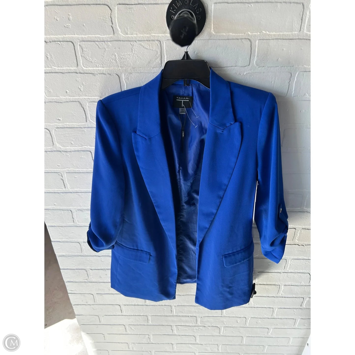 Blazer By T Tahari In Blue, Size: S