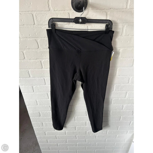 Athletic Leggings By Athleta In Black, Size: 12