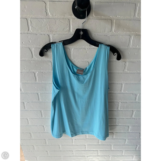 Top Sleeveless Basic By Chicos In Blue, Size: L