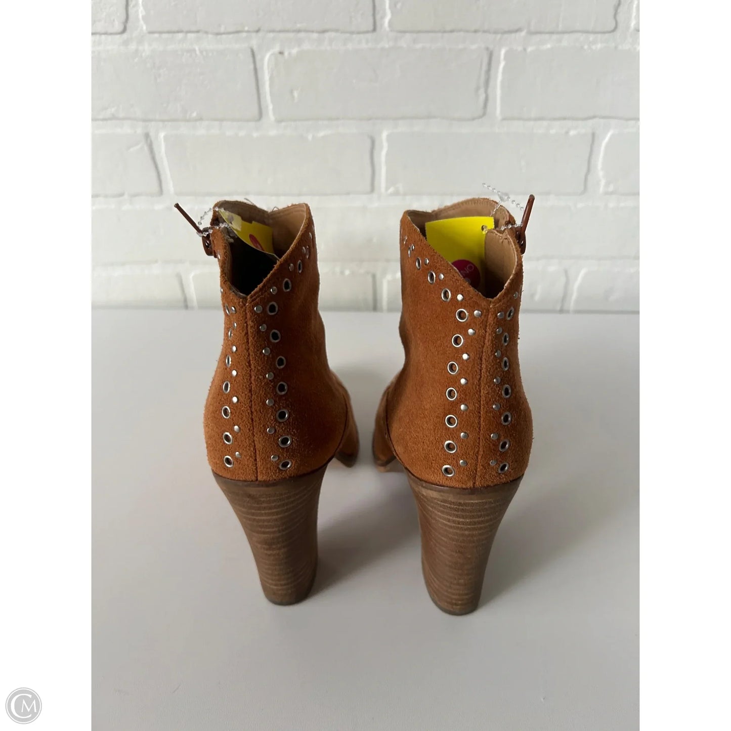 Boots Ankle Heels By Lucky Brand In Brown, Size: 6.5