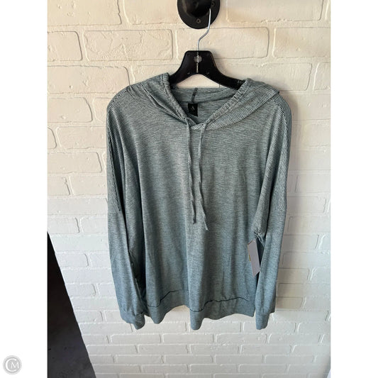 Athletic Top Long Sleeve Hoodie By Skechers In Blue, Size: Xxl