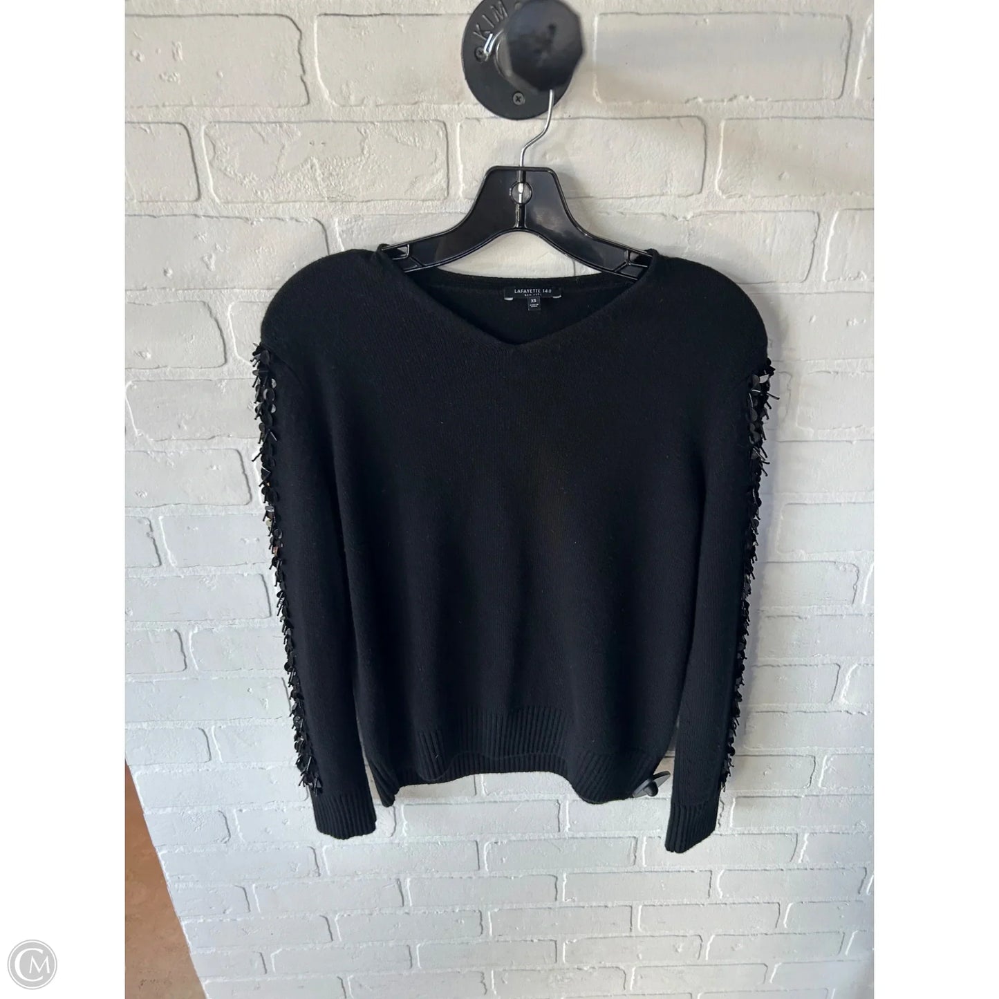 Sweater Designer By Lafayette 148 In Black, Size: Xs