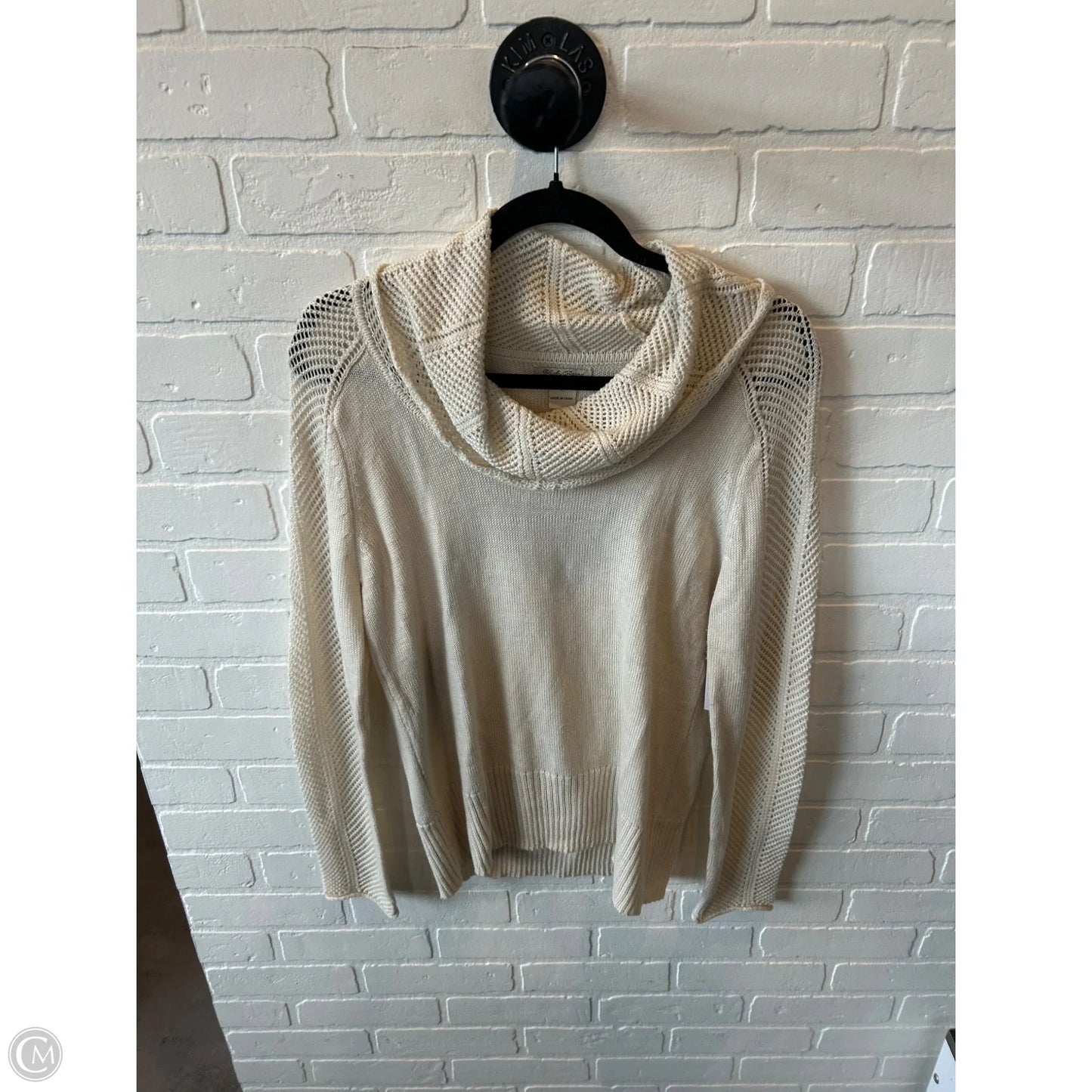 Sweater By Lucky Brand In Tan, Size: L